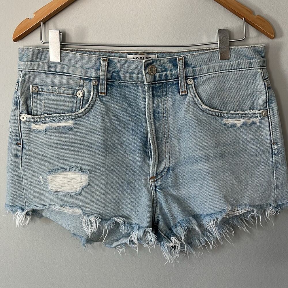 * Agolde Denim Shorts Size 26 - Picture 2 of 12